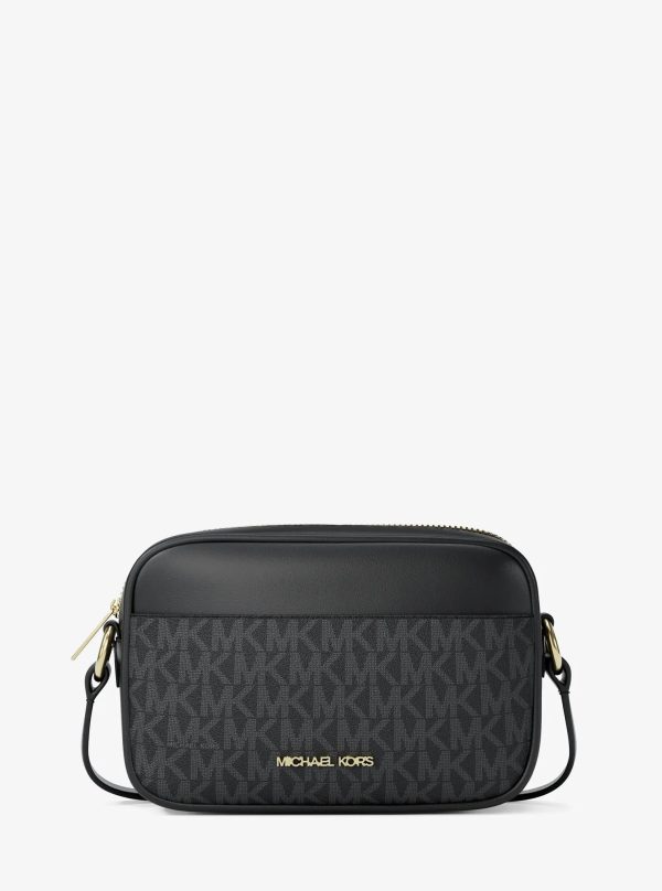 Michael Kors Outlet Jet Set Small Signature Logo Camera Crossbody Bag - Preorder