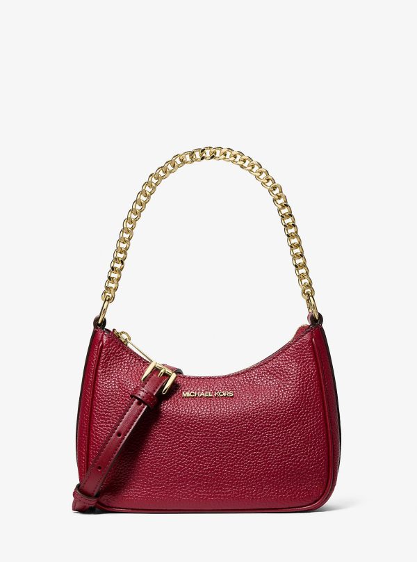 Michael Kors Outlet Jet Set Travel Pebbled Leather Convertible Crossbody Bag - Preorder