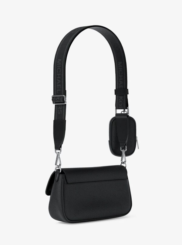 Michael Kors Outlet Jet Set Travel Small Pebbled Leather Crossbody Bag With Pouch - Preorder