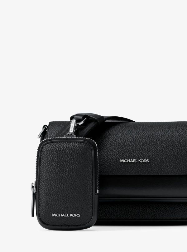 Michael Kors Outlet Jet Set Travel Small Pebbled Leather Crossbody Bag With Pouch - Preorder