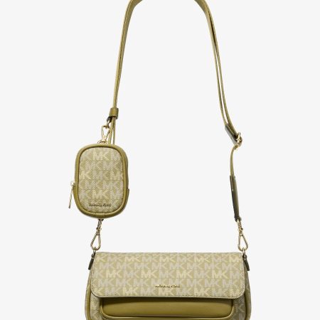 Michael Kors Outlet Jet Set Travel Small Signature Logo Crossbody Bag With Pouch - Preorder