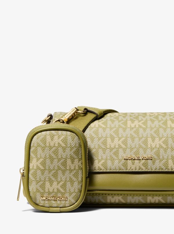 Michael Kors Outlet Jet Set Travel Small Signature Logo Crossbody Bag With Pouch - Preorder