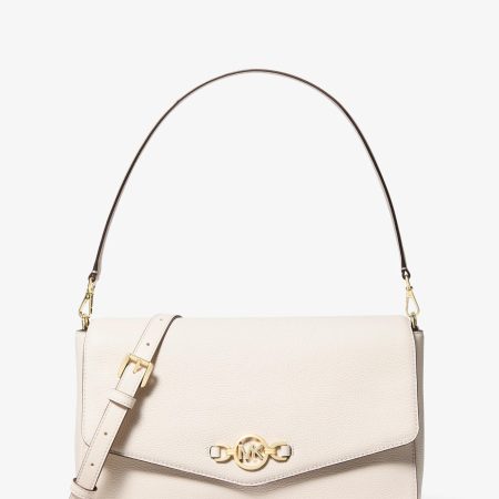 Michael Kors Outlet Kacey Large Pebbled Leather Convertible Shoulder Bag - Preorder