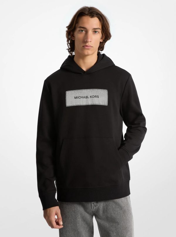 Michael Kors Outlet Logo Cotton Blend Hoodie - Preorder