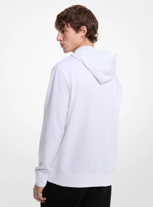 Michael Kors Outlet Logo Cotton Blend Hoodie - Preorder
