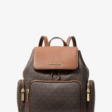 Michael Kors Outlet Merritt Small Signature Logo Cargo Backpack - Preorder