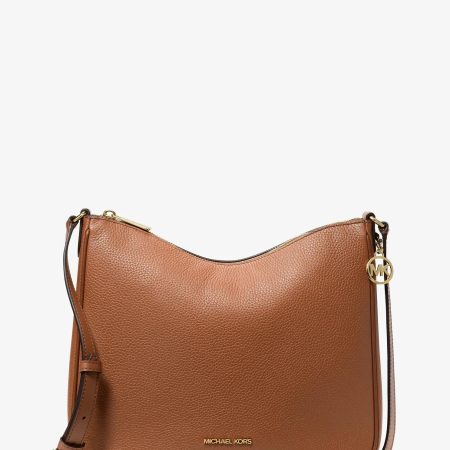 Michael Kors Outlet Nayla Medium Pebbled Leather Messenger Bag - Preorder