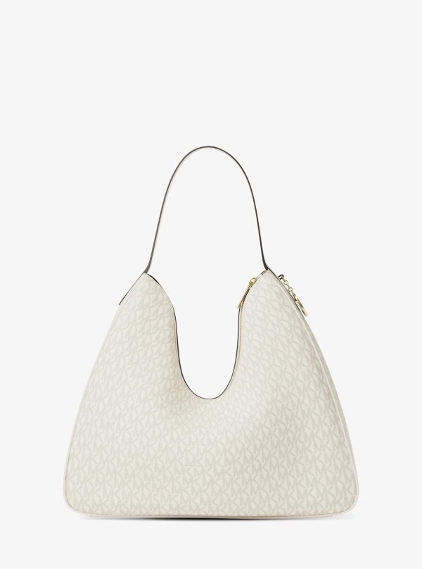 Michael Kors Outlet Nayla Medium Signature Logo Shoulder Bag - Preorder