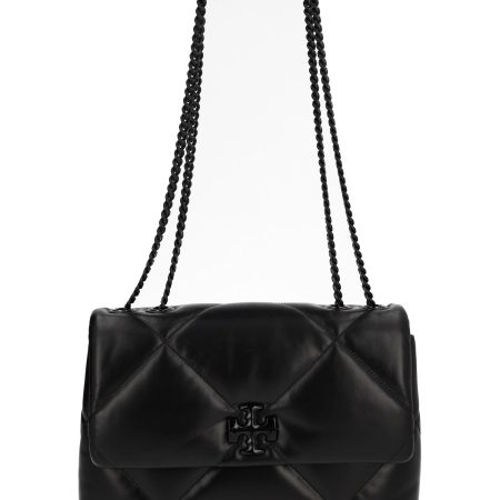 TORY BURCH Neutrals Kira Quilted Diamond Leather Shoulder Bag - Preorder
