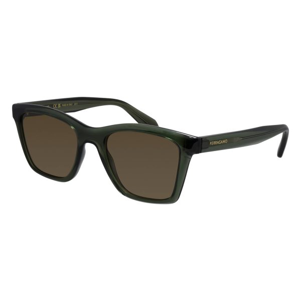 Salvatore Ferragamo  SF 2001S 320 54mm Unisex Square Sunglasses - Preorder