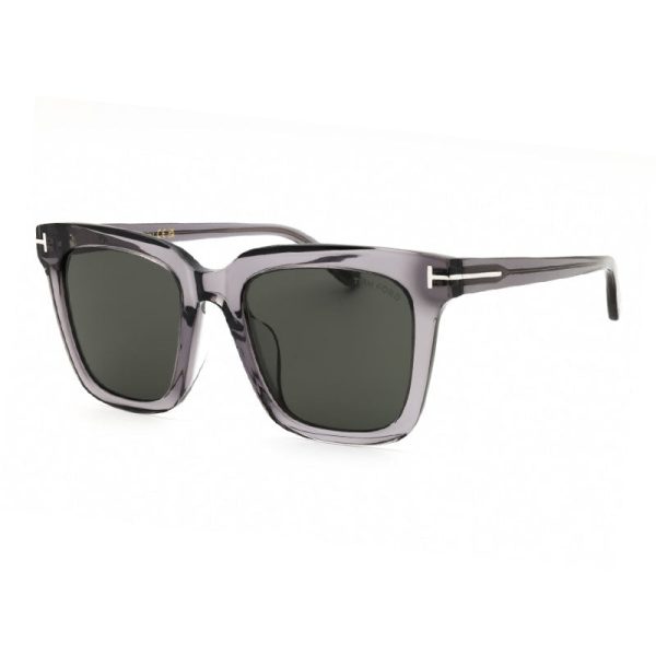 Tom Ford Sunglasses Square Full Rim, Grey Frame And Smoke Lens Ft0969-K20A - Preorder