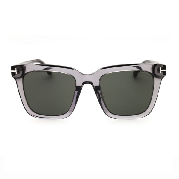 Tom Ford Sunglasses Square Full Rim, Grey Frame And Smoke Lens Ft0969-K20A - Preorder