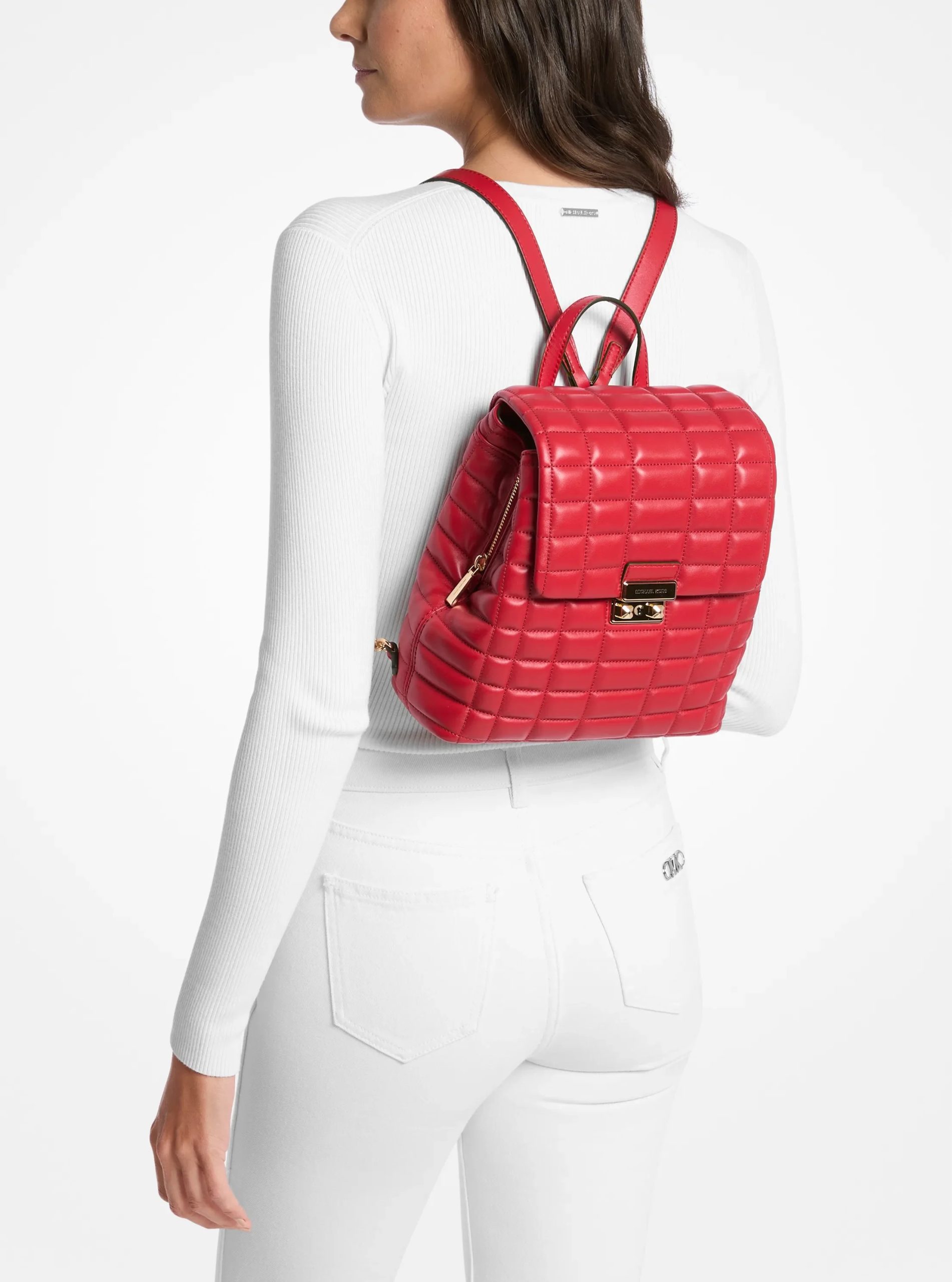 Michael Kors Tribeca Small Quilted Leather Backpack - Preorder