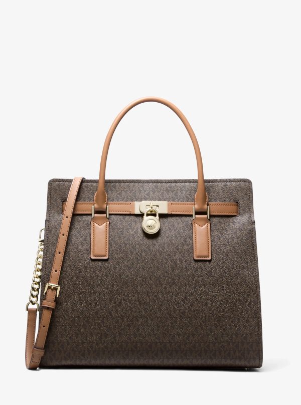 Michael Kors Hamilton Large Signature Logo Satchel - Preorder