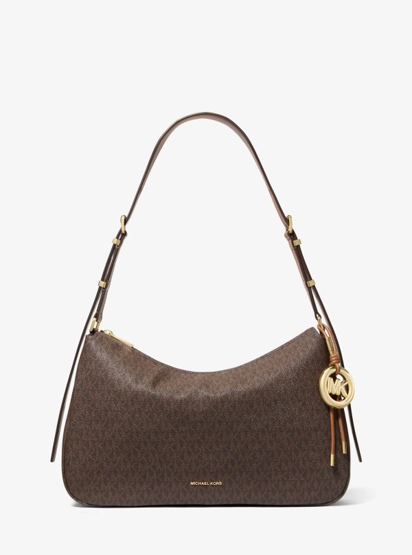 Michael Kors Nolita Medium Signature Logo Shoulder Bag - Preorder