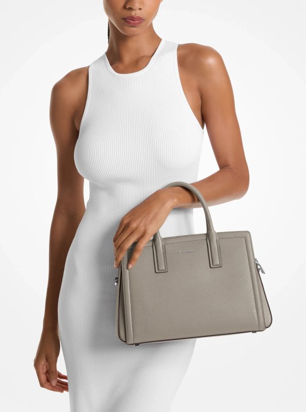Michael Kors Laila Medium Color-Block Leather Satchel - Preorder