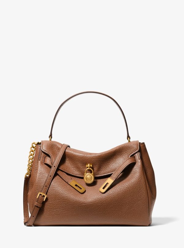 Michael Kors Hamilton Large Textured Leather Soft Satchel - Preorder