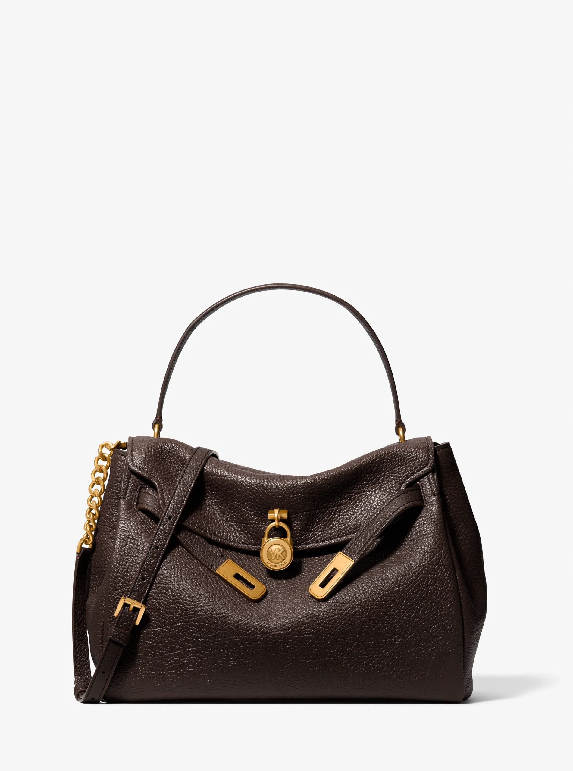 Michael Kors Hamilton Large Textured Leather Soft Satchel - Preorder