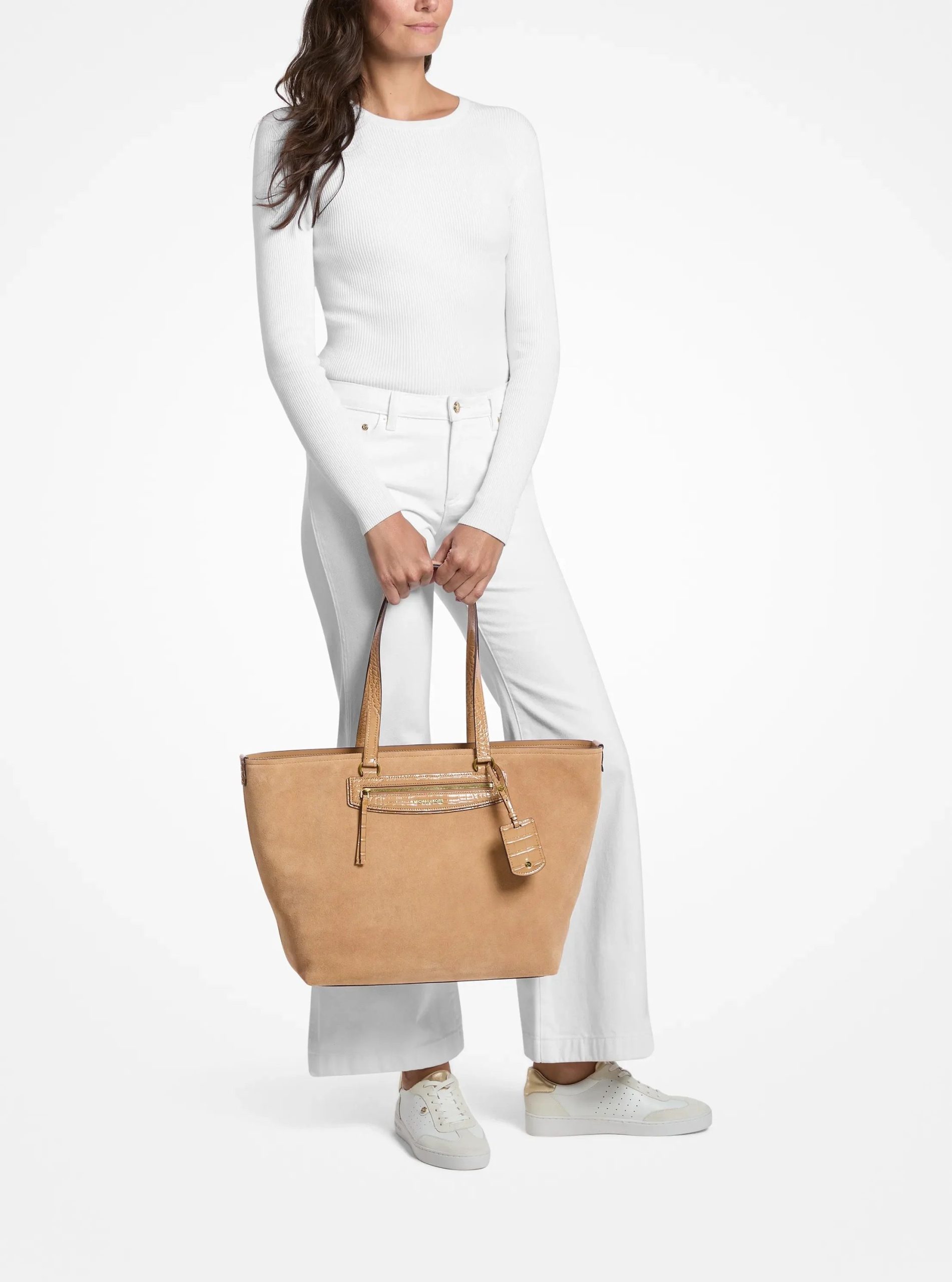Michael Kors Jet Set Travel Extra-Large Suede Tote Bag - Preorder