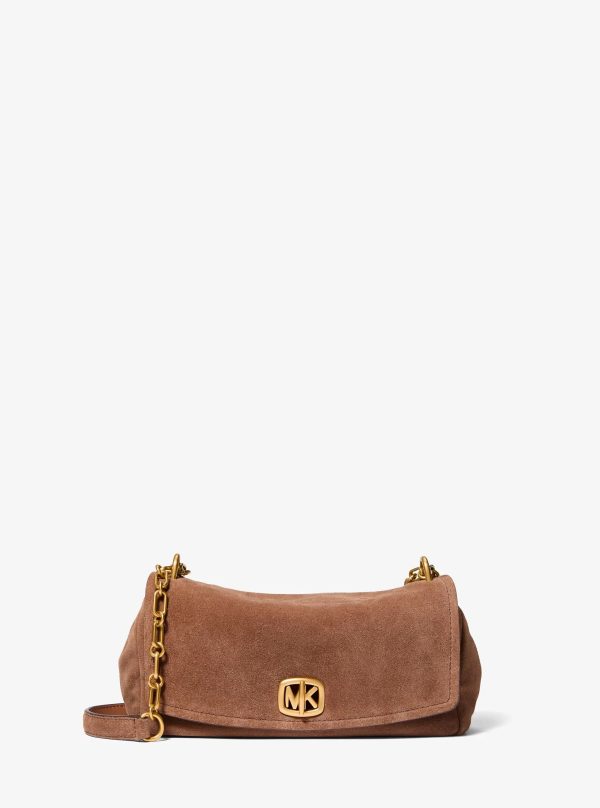Michael Kors Bryant Small Suede Convertible Shoulder Bag - Preorder