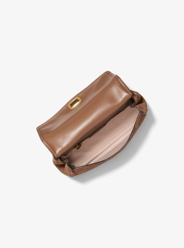 Michael Kors Bryant Small Suede Convertible Shoulder Bag - Preorder