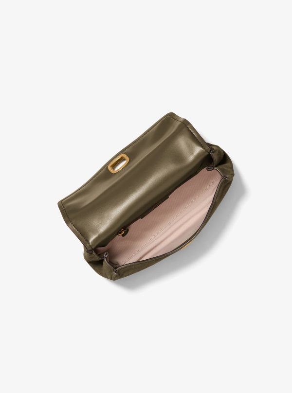 Michael Kors Bryant Small Suede Convertible Shoulder Bag - Preorder