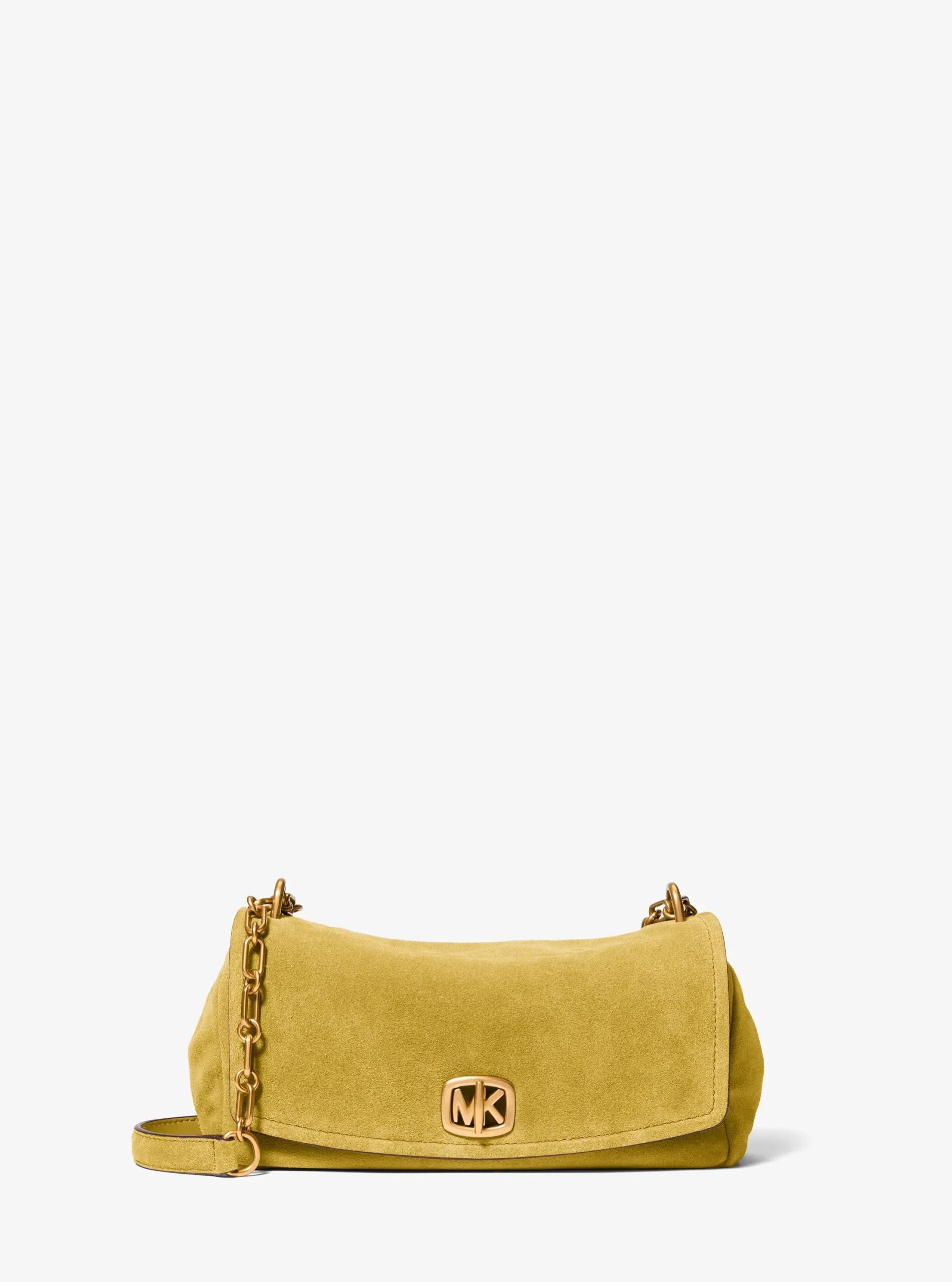 Michael Kors Bryant Small Suede Convertible Shoulder Bag - Preorder