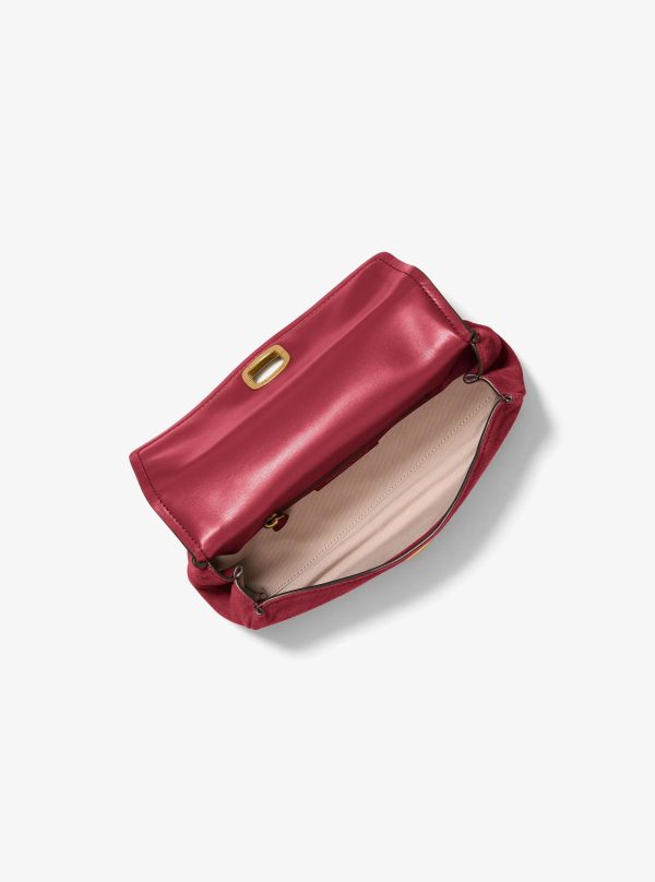 Michael Kors Bryant Small Suede Convertible Shoulder Bag - Preorder