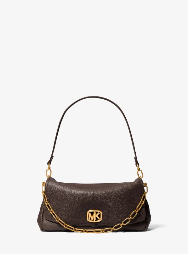 Michael Kors Bryant Large Textured Leather Convertible Shoulder Bag - Preorder