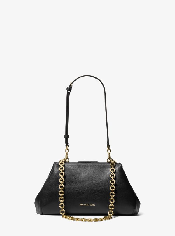Michael Kors Goldie Small Leather Convertible Clutch - Preorder