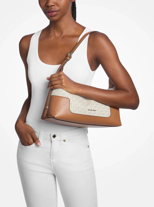 Michael Kors Teddi Medium Signature Logo Slouchy Shoulder Bag - Preorder