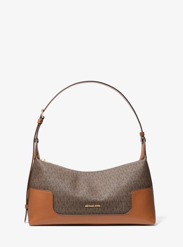 Michael Kors Teddi Medium Signature Logo Slouchy Shoulder Bag - Preorder