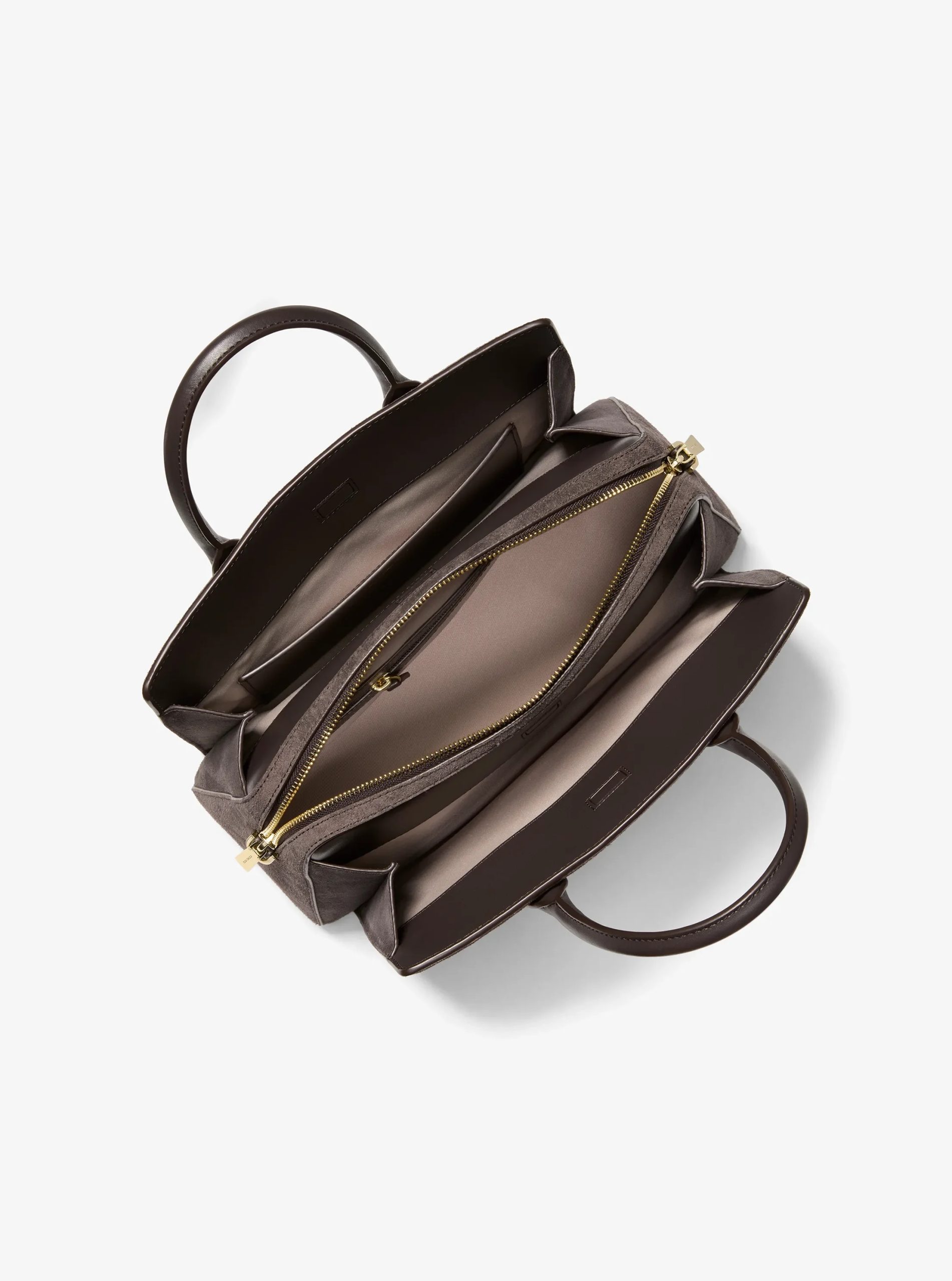 Michael Kors Laila Medium Suede Satchel - Preorder
