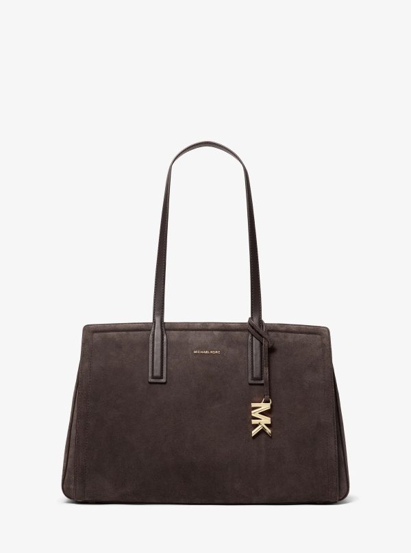 Michael Kors Laila Medium Suede Tote Bag - Preorder