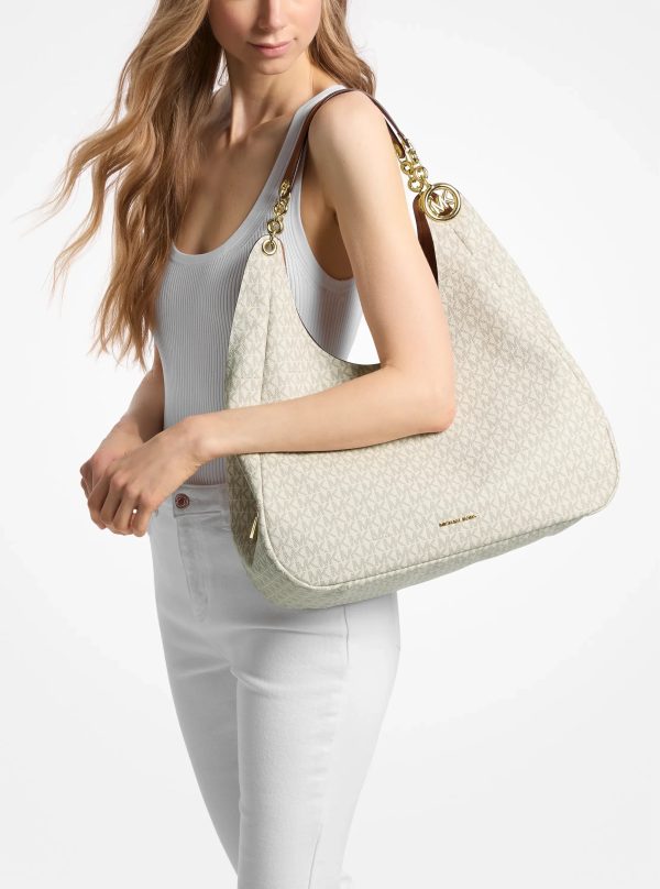 Michael Kors Ellie Large Signature Logo Shoulder Bag - Preorder