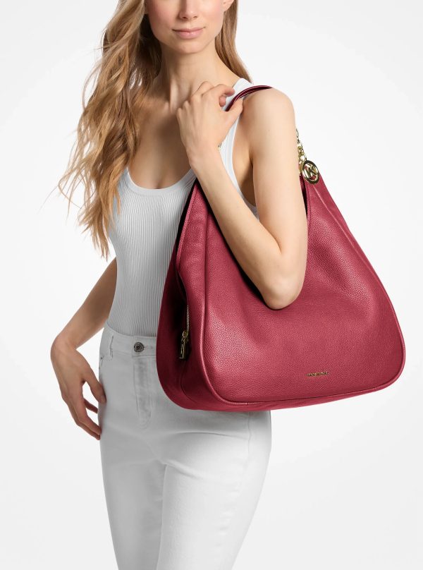 Michael Kors Ellie Large Pebbled Leather Shoulder Bag - Preorder