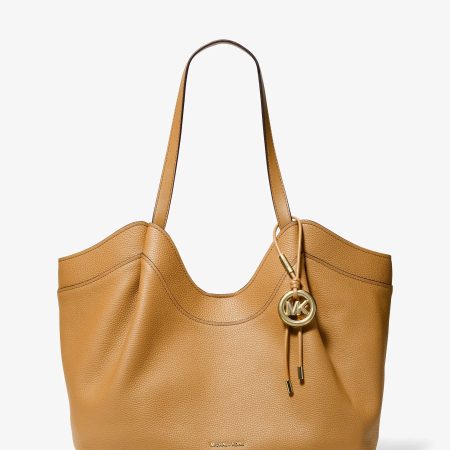 Michael Kors Nolita Large Pebbled Leather Tote Bag - Preorder — Burnt Khaki
