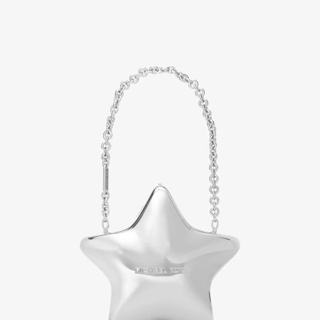 Michael Kors Darla Small Silver-Tone Star Convertible Clutch - Preorder — Sh Rhodium