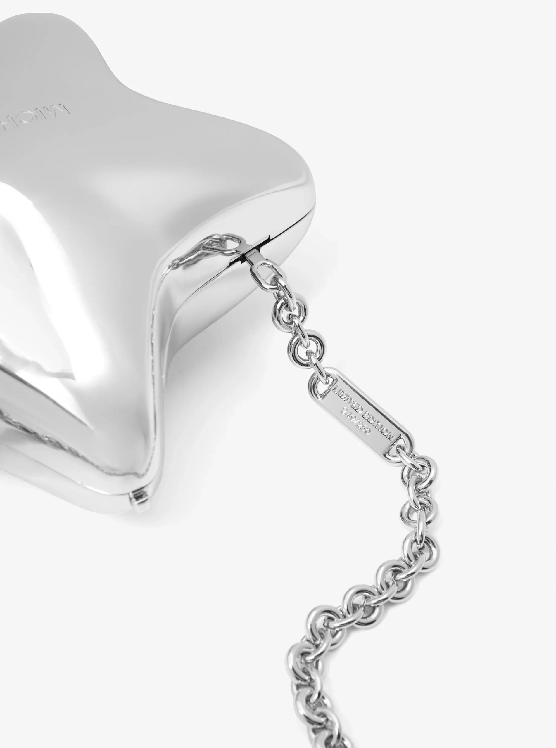 Michael Kors Darla Small Silver-Tone Star Convertible Clutch - Preorder