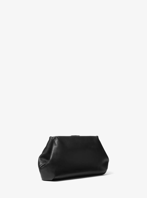 Michael Kors Goldie Large Leather Clutch - Preorder