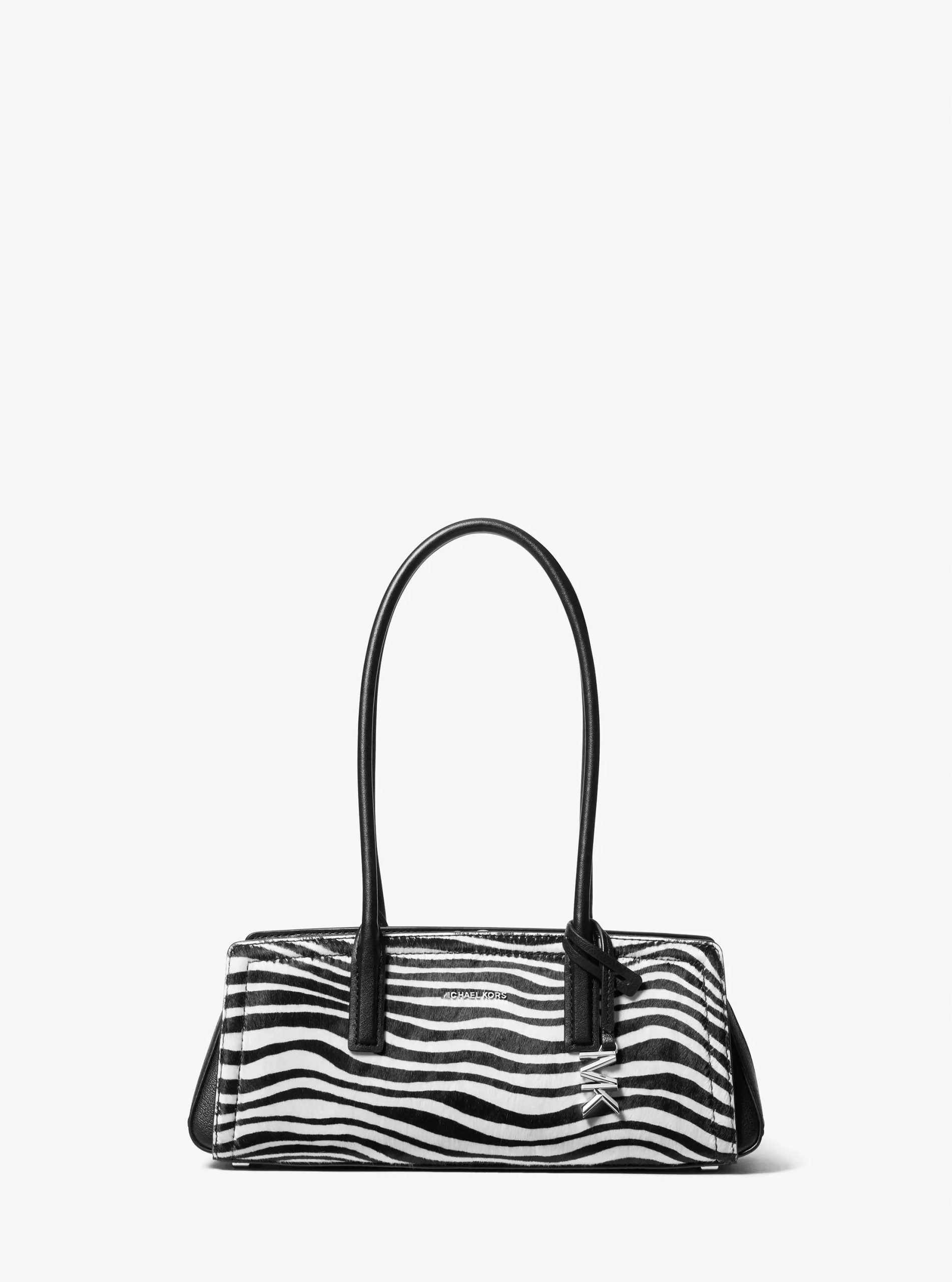 Michael Kors Laila Small Zebra Print Calf Hair Shoulder Bag - Preorder