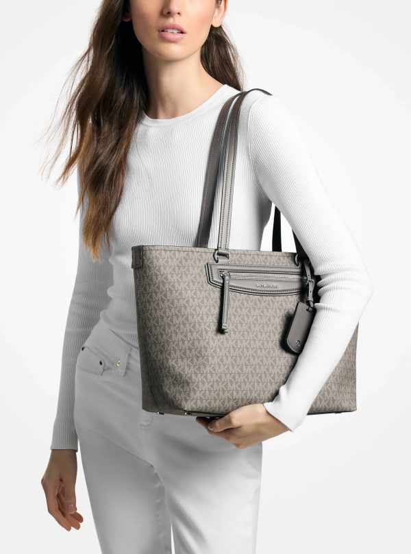 Michael Kors Jet Set Travel Medium Signature Logo Tote Bag - Preorder
