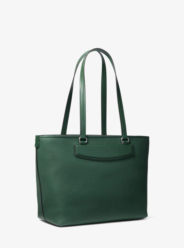 Michael Kors Jet Set Travel Medium Pebbled Leather Tote Bag - Preorder