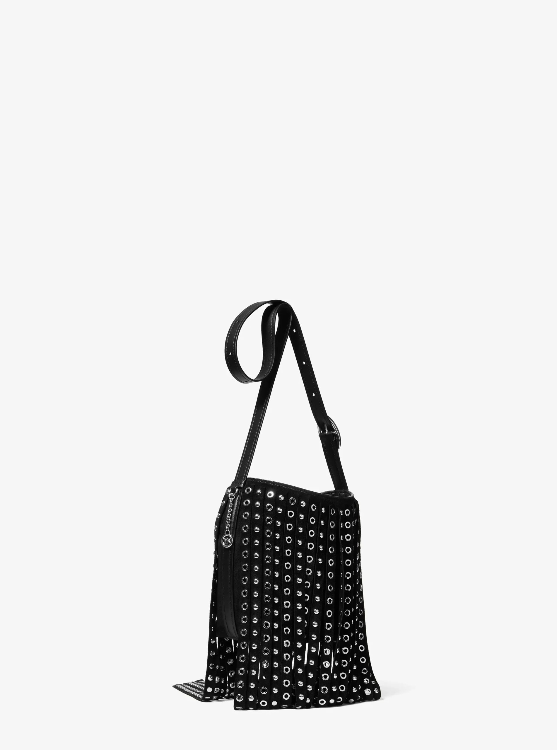Michael Kors Nolita Small Studded Fringed Suede Messenger Bag - Preorder