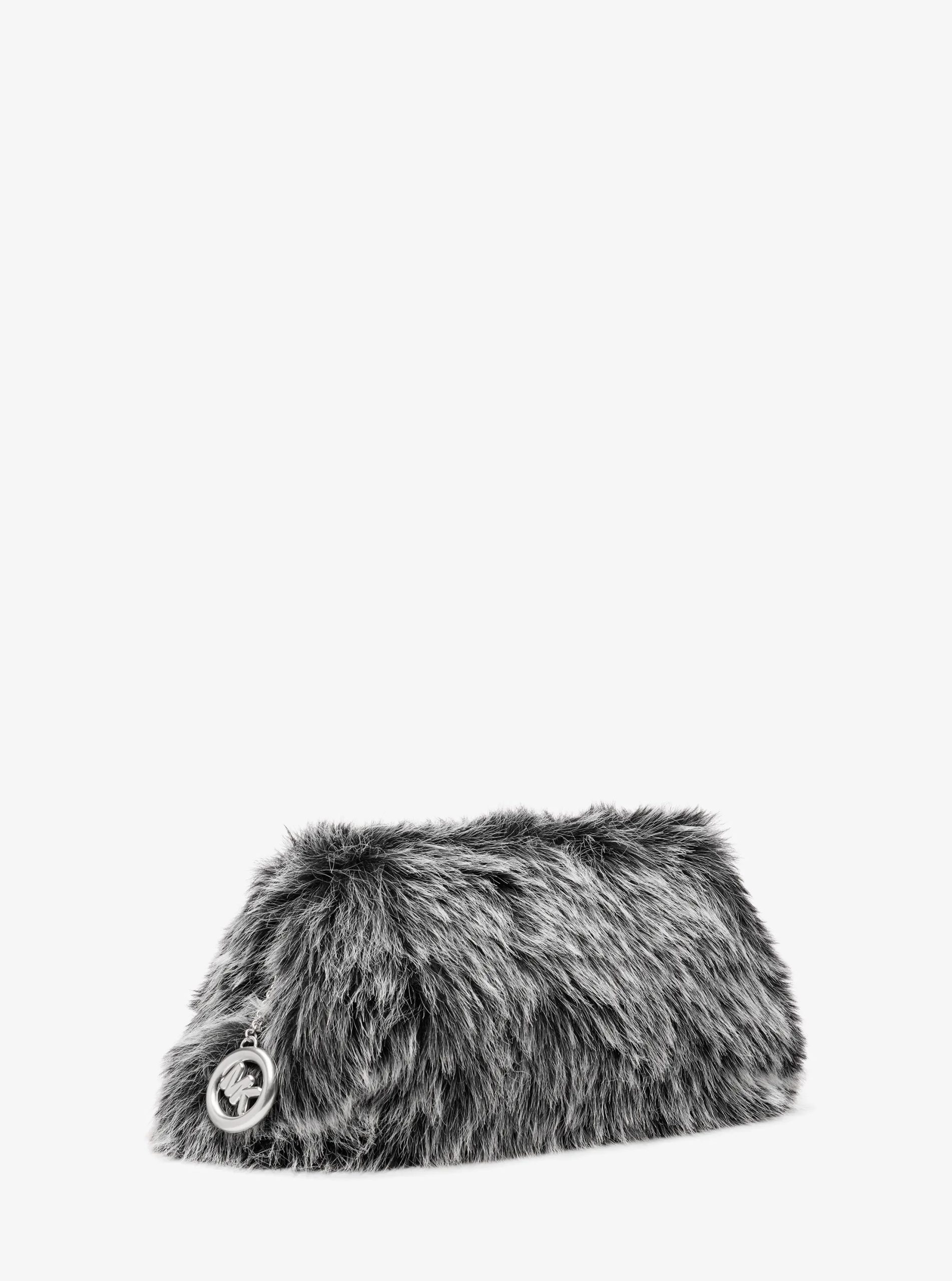 Michael Kors Goldie Large Faux Fur Clutch - Preorder