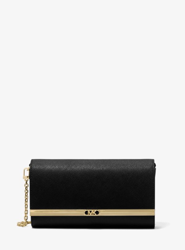Michael Kors Mona Large Saffiano Leather Clutch - Preorder