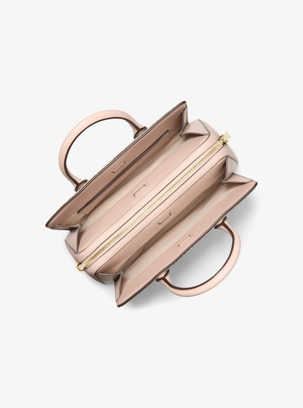 Michael Kors Laila Medium Signature Logo Satchel - Preorder