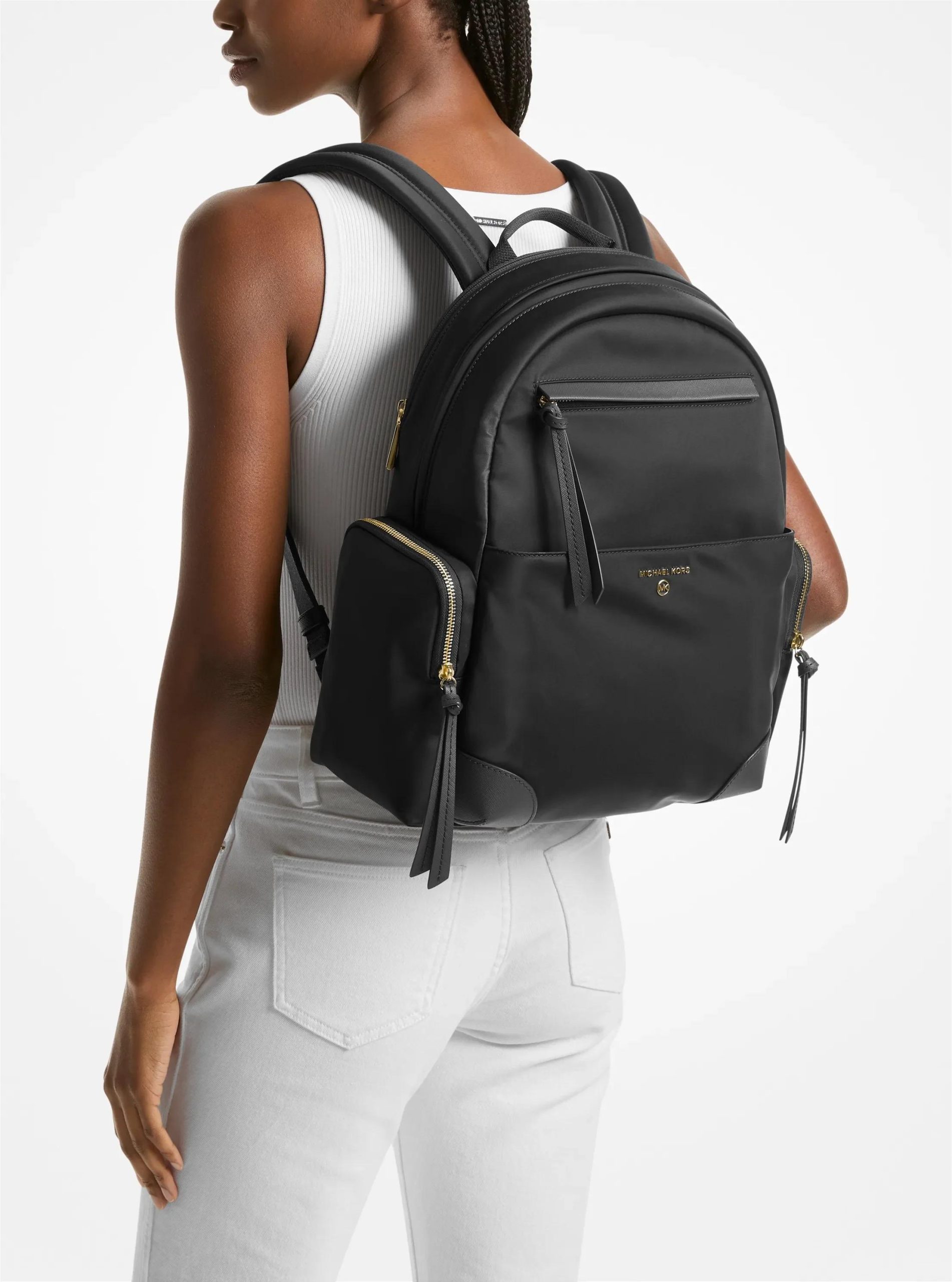 Michael Kors Prescott Large Nylon Gabardine Backpack - Preorder