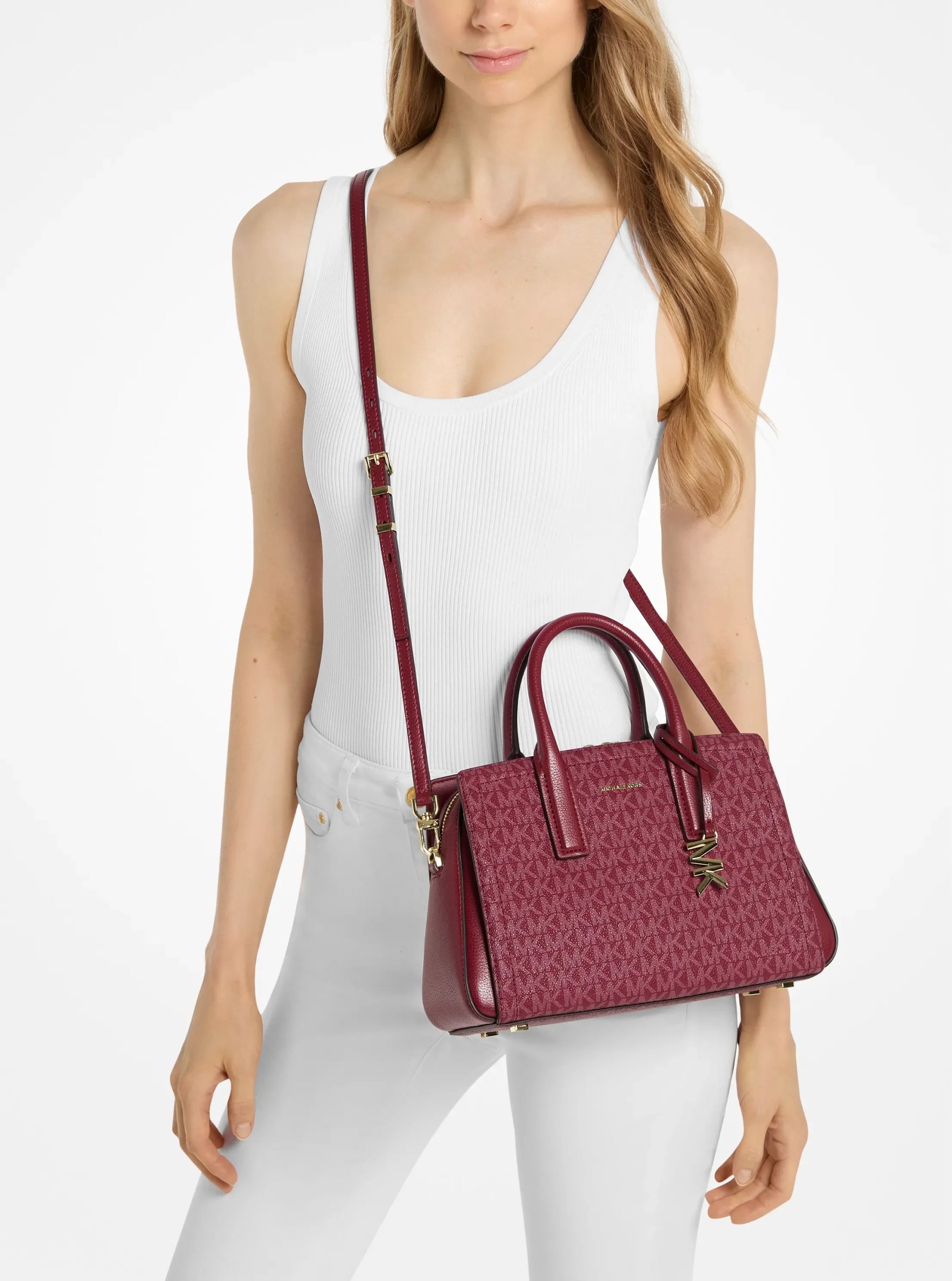 Michael Kors Laila Small Signature Logo Satchel - Preorder