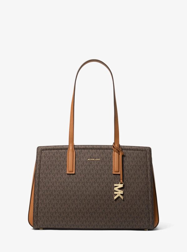 Michael Kors Laila Medium Signature Logo Tote Bag - Preorder